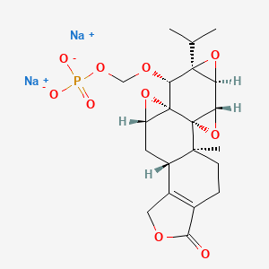 molecular formula C21H25Na2O10P B609045 Minnelide CAS No. 1254702-87-8