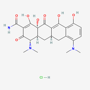 molecular formula C23H28ClN3O7 B609046 Minocycline hydrochloride CAS No. 13614-98-7