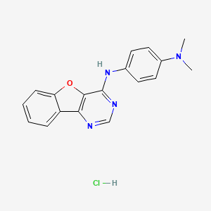 N'-[1]benzofuro[3,2-d]pyrimidin-4-yl-N,N-dimethyl-1,4-benzenediamine hydrochloride