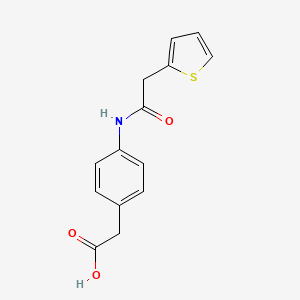 {4-[(2-thienylacetyl)amino]phenyl}acetic acid