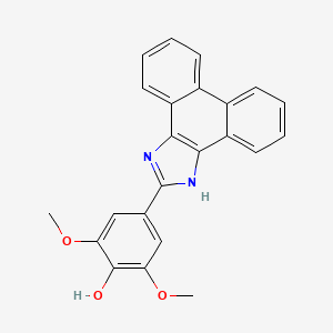 2,6-DIMETHOXY-4-{1H-PHENANTHRO[9,10-D]IMIDAZOL-2-YL}PHENOL