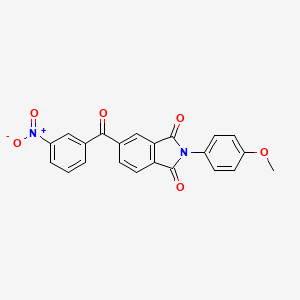 2-(4-methoxyphenyl)-5-(3-nitrobenzoyl)-1H-isoindole-1,3(2H)-dione