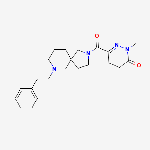 2-methyl-6-{[7-(2-phenylethyl)-2,7-diazaspiro[4.5]dec-2-yl]carbonyl}-4,5-dihydro-3(2H)-pyridazinone