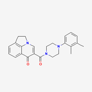 5-{[4-(2,3-dimethylphenyl)-1-piperazinyl]carbonyl}-1,2-dihydro-6H-pyrrolo[3,2,1-ij]quinolin-6-one