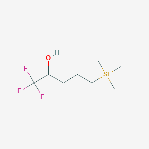 1,1,1-Trifluoro-5-trimethylsilylpentan-2-ol