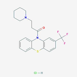 10-[3-(1-piperidinyl)propanoyl]-2-(trifluoromethyl)-10H-phenothiazine hydrochloride