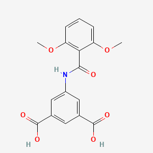 5-{[(2,6-Dimethoxyphenyl)carbonyl]amino}benzene-1,3-dicarboxylic acid