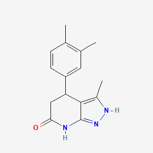 4-(3,4-Dimethylphenyl)-3-methyl-2,4,5,7-tetrahydropyrazolo[3,4-b]pyridin-6-one