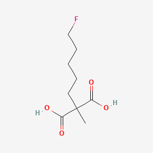 2-(5-Fluoropentyl)-2-methylmalonic acid