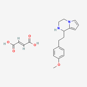 1-[2-(4-methoxyphenyl)ethyl]-1,2,3,4-tetrahydropyrrolo[1,2-a]pyrazine 2-butenedioate