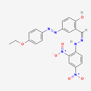 5-[(4-ethoxyphenyl)diazenyl]-2-hydroxybenzaldehyde (2,4-dinitrophenyl)hydrazone