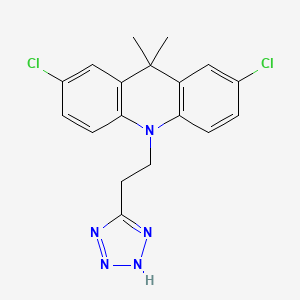 molecular formula C18H17Cl2N5 B609174 ML 67-33 CAS No. 1443290-89-8