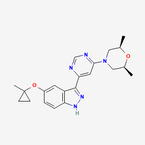 molecular formula C21H25N5O2 B609178 MLi-2-Bio-X CAS No. 1627091-47-7