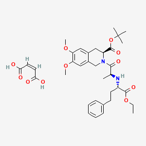 molecular formula C35H46N2O11 B609208 莫昔普利叔丁酯马来酸盐 CAS No. 103733-40-0