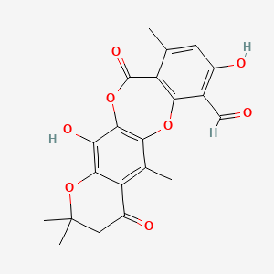 molecular formula C21H18O8 B609217 莫利菌素 N CAS No. 1179374-69-6