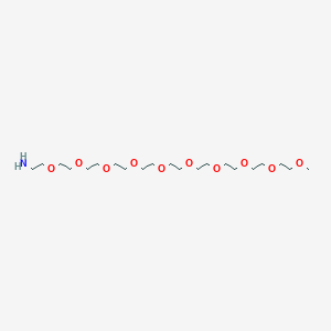 molecular formula C21H45NO10 B609229 m-PEG10-胺 CAS No. 1383658-09-0