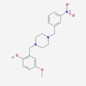 4-METHOXY-2-{[4-(3-NITROBENZYL)PIPERAZINO]METHYL}PHENOL