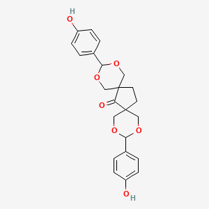 3,11-bis(4-hydroxyphenyl)-2,4,10,12-tetraoxadispiro[5.1.5.2]pentadecan-7-one