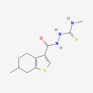 N-methyl-2-[(6-methyl-4,5,6,7-tetrahydro-1-benzothiophen-3-yl)carbonyl]hydrazinecarbothioamide