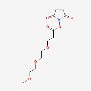 molecular formula C12H19NO7 B609247 m-PEG3-NHS酯 CAS No. 876746-59-7