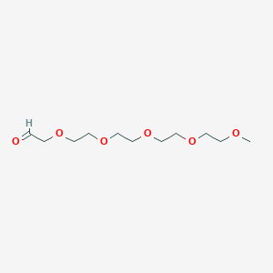 molecular formula C11H22O6 B609259 m-PEG4-CH2-aldehyde CAS No. 1059189-65-9
