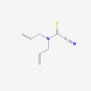 molecular formula C8H10N2S B060927 N,N-Diallylcyanothioformamide CAS No. 178811-54-6