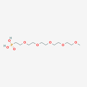 molecular formula C11H25O8P B609272 m-PEG5-膦酸 CAS No. 1807512-39-5