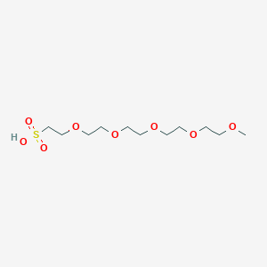 molecular formula C11H24O8S B609275 m-PEG5-sulfonic acid CAS No. 1807505-35-6