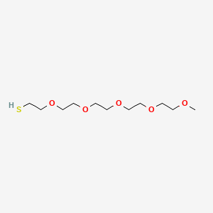 molecular formula C11H24O5S B609277 2,5,8,11,14-五氧杂十六烷-16-硫醇 CAS No. 524030-00-0