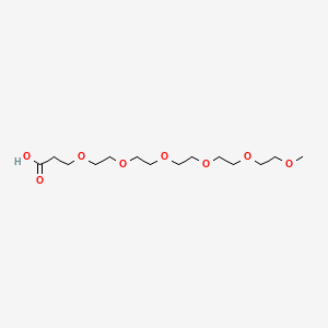 molecular formula C14H28O8 B609278 m-PEG6-酸 CAS No. 1347750-72-4