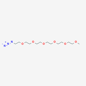 molecular formula C13H27N3O6 B609279 m-PEG6-叠氮基 CAS No. 1043884-49-6