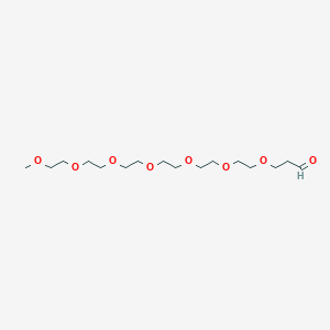 molecular formula C16H32O8 B609287 m-PEG7-aldehyde CAS No. 1058691-77-2