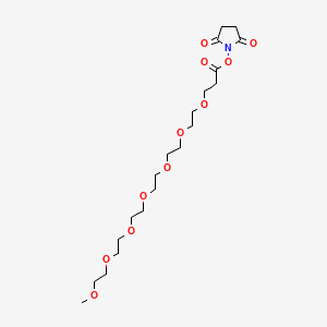 molecular formula C20H35NO11 B609290 m-PEG7-NHS ester CAS No. 874208-92-1