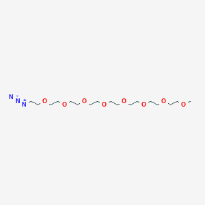 molecular formula C17H35N3O8 B609295 m-PEG8-叠氮基 CAS No. 869718-80-9