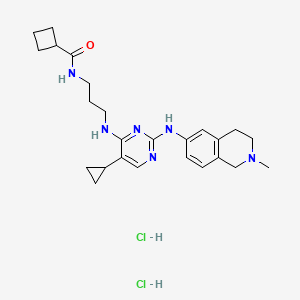 molecular formula C25H36Cl2N6O B609332 MRT68921（二盐酸盐） CAS No. 2080306-21-2