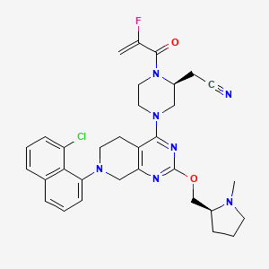 molecular formula C32H35ClFN7O2 B609336 Adagrasib CAS No. 2326521-71-3