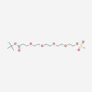 molecular formula C16H32O9S B609355 Mes-PEG4-t-butyl ester CAS No. 870487-48-2