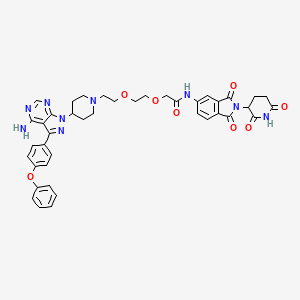 molecular formula C41H41N9O8 B609359 MT-802 CAS No. 2231744-29-7