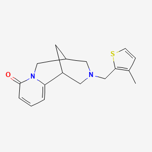 11-[(3-Methylthiophen-2-yl)methyl]-7,11-diazatricyclo[7.3.1.02,7]trideca-2,4-dien-6-one