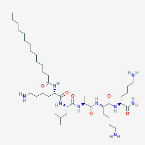 molecular formula C41H81N9O6 B609380 Myristoyl Pentapeptide-17 CAS No. 959610-30-1