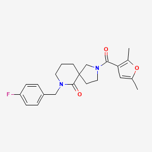 2-(2,5-dimethyl-3-furoyl)-7-(4-fluorobenzyl)-2,7-diazaspiro[4.5]decan-6-one