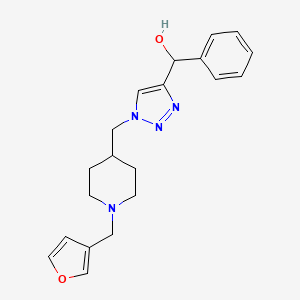 (1-{[1-(3-furylmethyl)-4-piperidinyl]methyl}-1H-1,2,3-triazol-4-yl)(phenyl)methanol trifluoroacetate (salt)