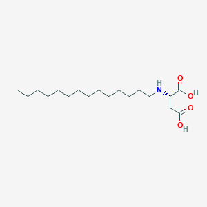 molecular formula C18H35NO4 B609382 肉豆蔻酰天冬氨酸 CAS No. 70051-97-7
