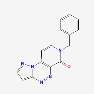 molecular formula C15H11N5O B6093873 7-benzylpyrazolo[5,1-c]pyrido[4,3-e][1,2,4]triazin-6(7H)-one 