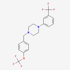 1-[4-(trifluoromethoxy)benzyl]-4-[3-(trifluoromethyl)phenyl]piperazine