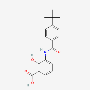 3-{[4-(TERT-BUTYL)BENZOYL]AMINO}-2-HYDROXYBENZOIC ACID