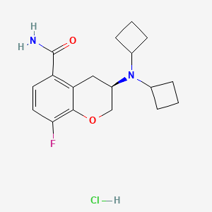 molecular formula C18H24ClFN2O2 B609399 NAD 299 hydrochloride CAS No. 184674-99-5