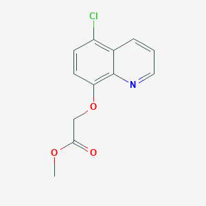 methyl [(5-chloro-8-quinolinyl)oxy]acetate