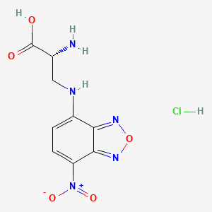 molecular formula C9H10ClN5O5 B609400 NADA-green CAS No. 2253733-11-6