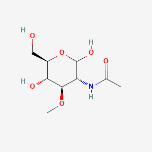 molecular formula C9H17NO6 B609402 2-Acetamido-2-deoxy-3-O-methyl-D-glucopyranose CAS No. 94825-74-8